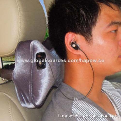 Bluetooth 4.0 car device handling phone calls inside the car, made with memory foam and Korea velvet